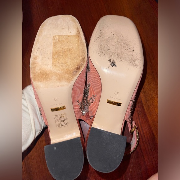 Gucci Madelyn Crystal Embellished Slingback - Picture 7 of 8